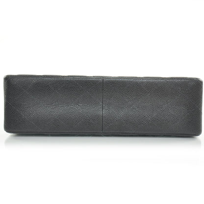 Chanel Caviar Quilted Jumbo Flap Black GHW 5 of 11