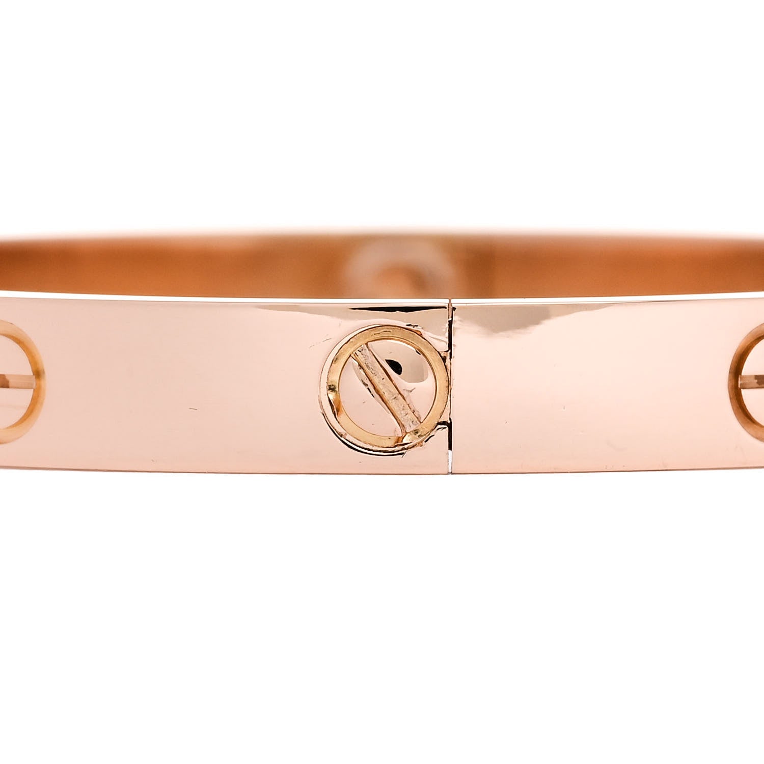 Cartier 18K Pink Gold LOVE Bracelet 17 5 of 9