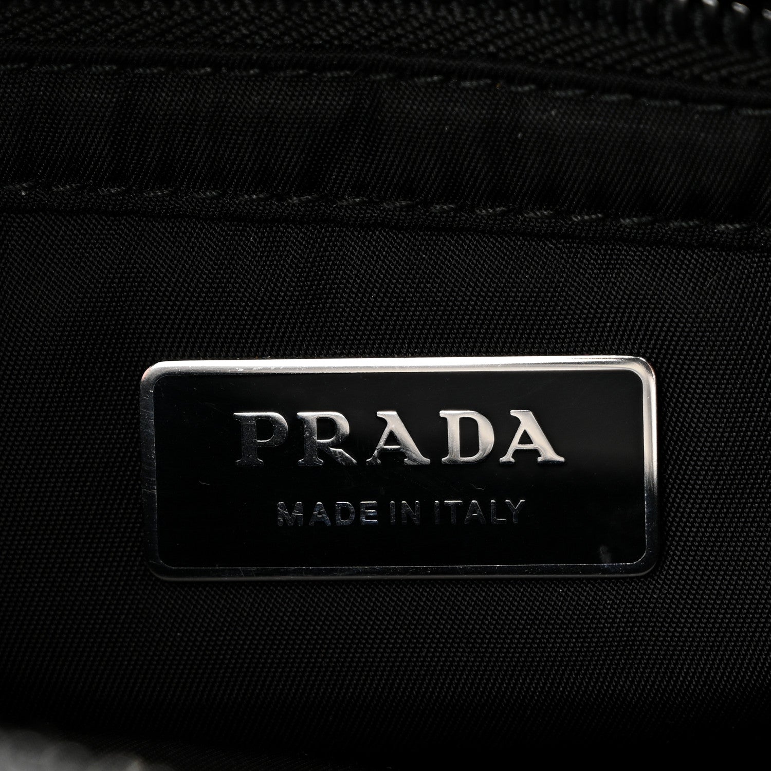 Prada Tessuto Nylon Soft Padded Small Shopping Tote Black 6 of 9