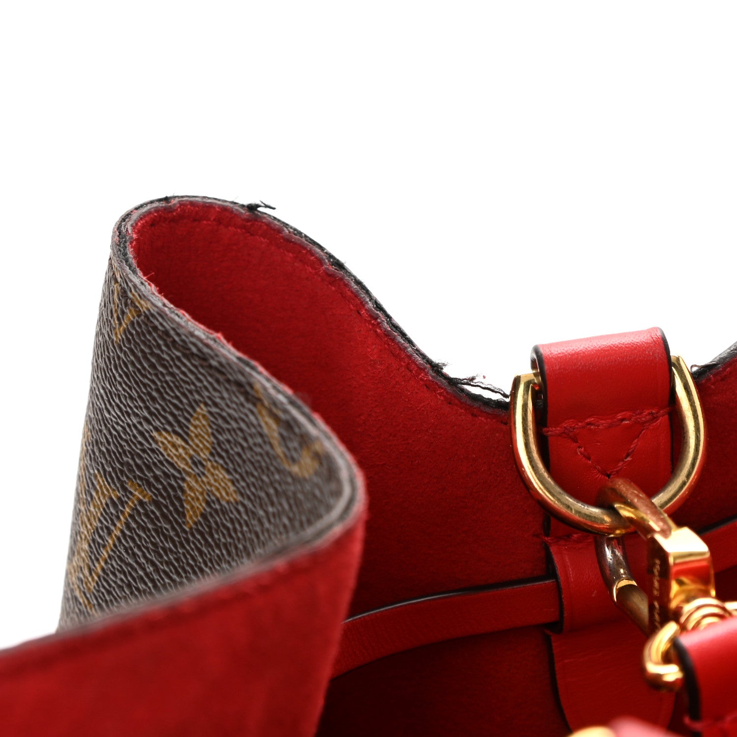 Louis Vuitton Monogram Neonoe MM Coquelicot 9 of 11