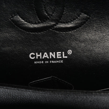 Chanel Caviar Quilted Medium Double Flap Black 6 of 7