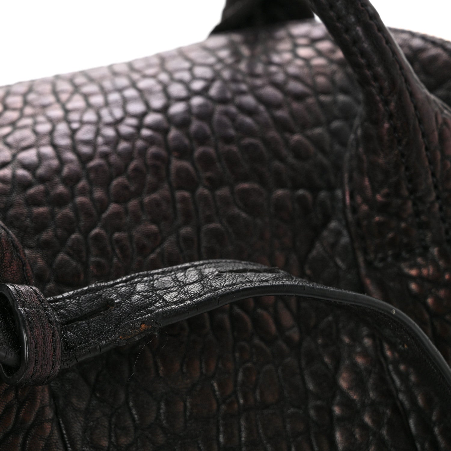 Alexander Wang Pebbled Lambskin Rockie Black Rose Gold Hardware 11 of 14