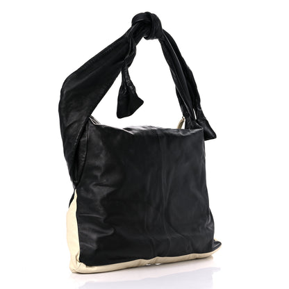 Chanel Lambskin Large Girl Bag Black Beige 2 of 12