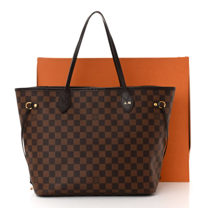Louis Vuitton Damier Ebene Neo Neverfull MM Rose Ballerine 16 of 16