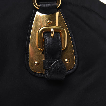 Prada Tessuto Nylon Soft Calf Tote Black 34 of 53