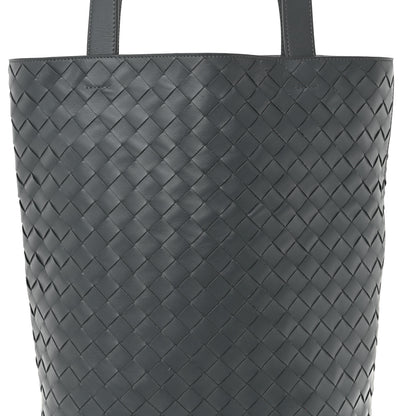 Bottega Veneta Calfskin Intrecciato Tote Bag Grey 8 of 11