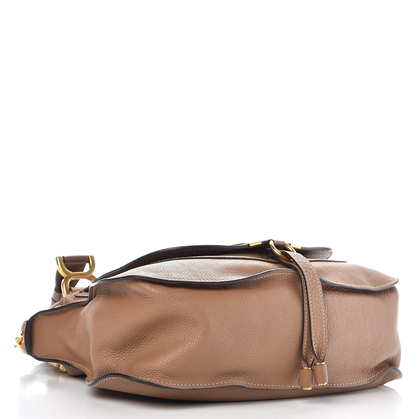 Calfskin Medium Marcie Satchel Nut
