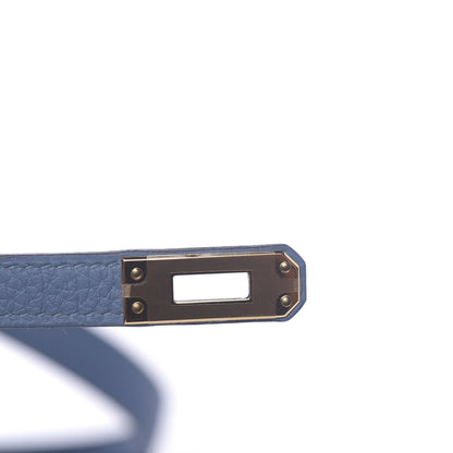Hermes Togo Kelly Retourne 25 Azur 33 of 41