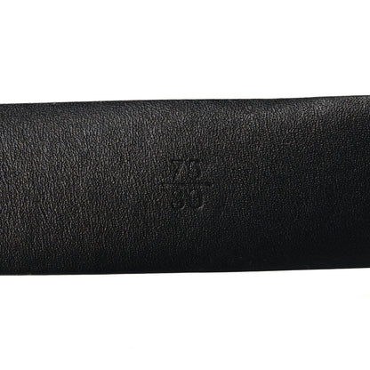 Chanel Calfskin Pearl Crystal CC Belt 75 30 Black 7 of 7