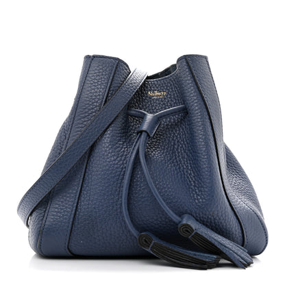 Mulberry Heavy Grain Calfskin Mini Millie Steel Blue 1 of 12