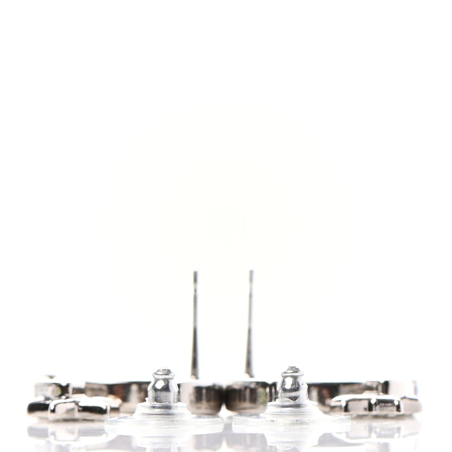 Crystal CC Starfall Earrings Silver