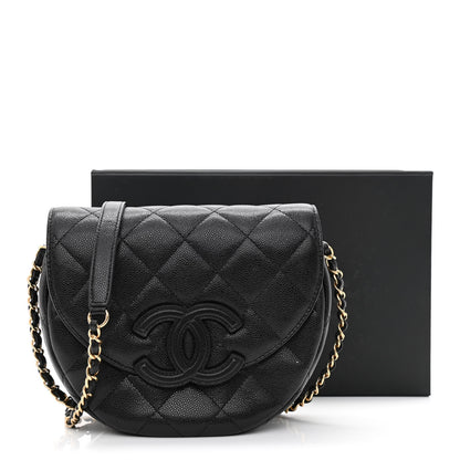 Chanel Caviar Quilted Small Messenger Flap Black 11 of 11