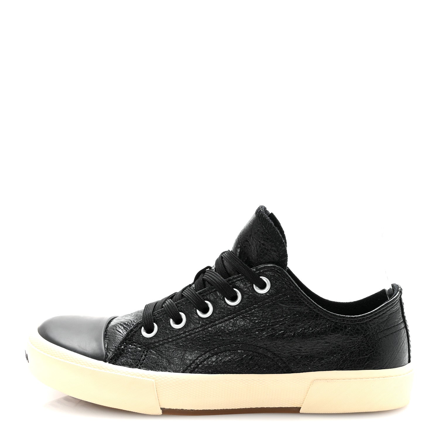 Balenciaga Agneau Arena Womens Paris Low Top Sneakers 38 Black 1 of 8