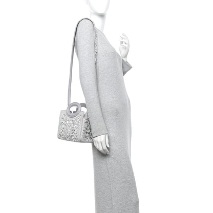Valentino Garavani Crystal Mini Le Troisieme Shopping Bag Grey 2 of 10