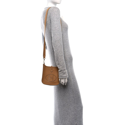 Hermes Taurillon Clemence Evelyne TPM Biscuit 2 of 11
