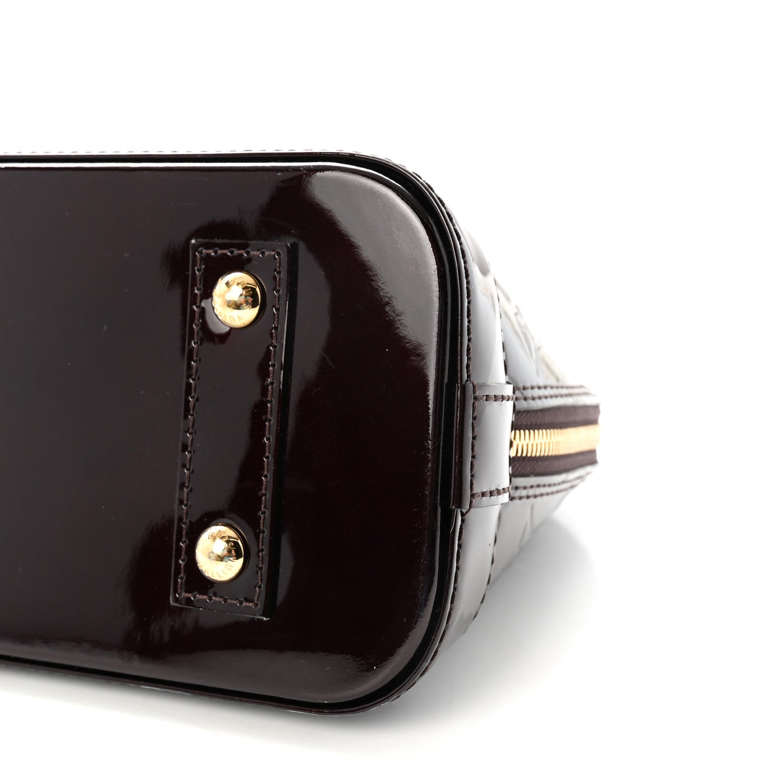 Louis Vuitton Vernis Alma BB Amarante 9 of 9
