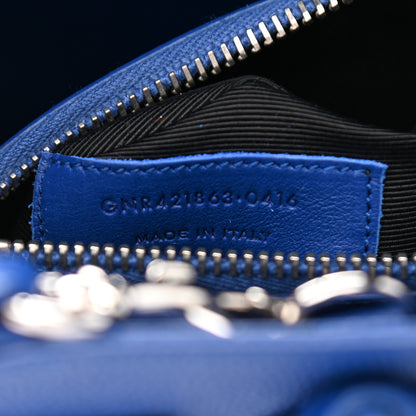 Saint Laurent Grained Calfskin Baby Sac De Jour Flash Blue 7 of 14