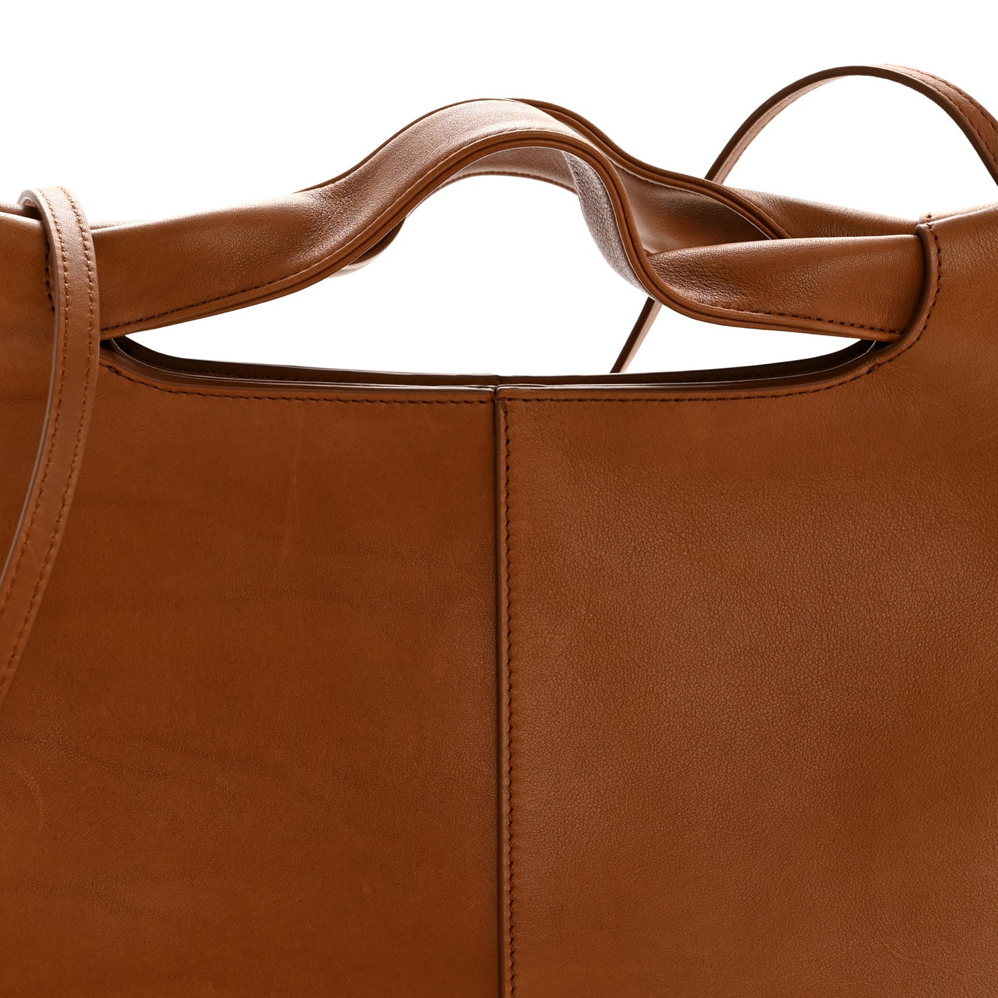 Saddle Calfskin Camdem Shoulder Bag Cuir