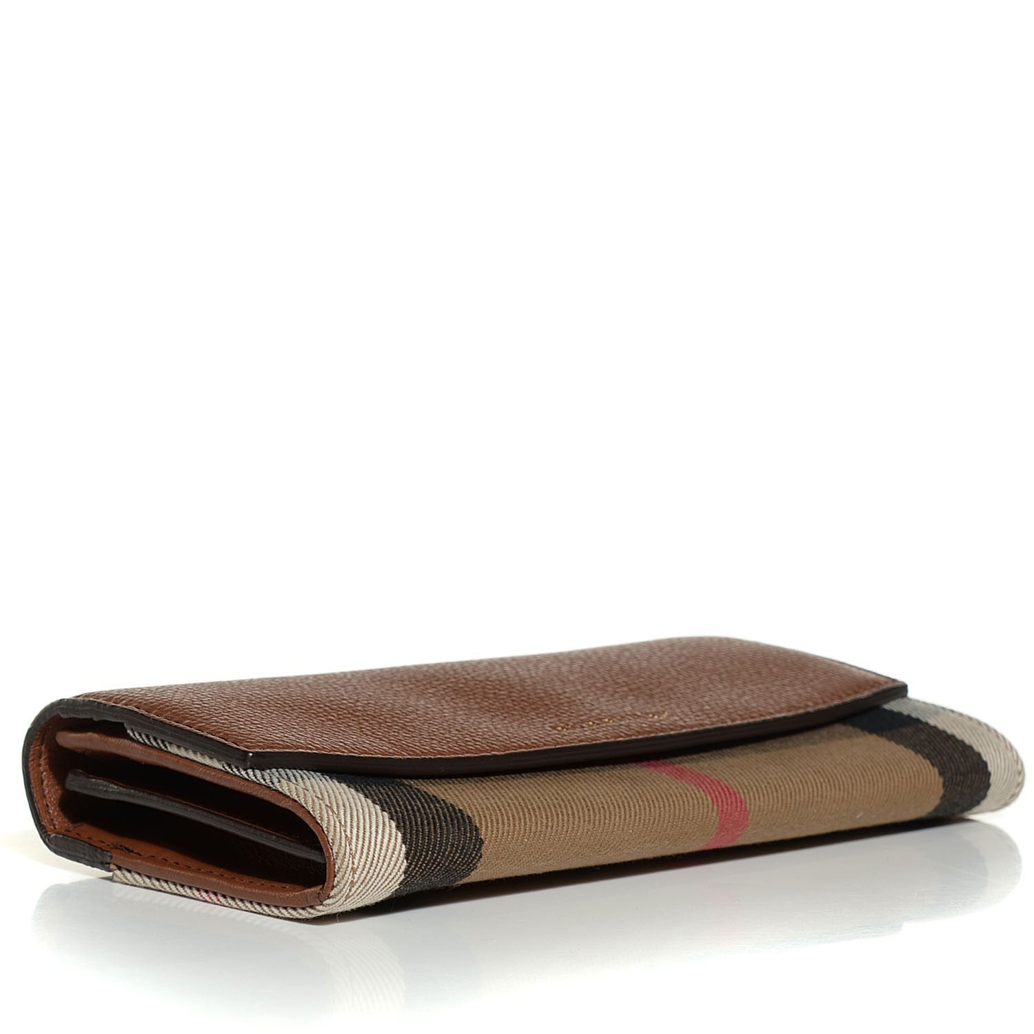 Burberry Calfskin House Check Continental Wallet 12 of 16