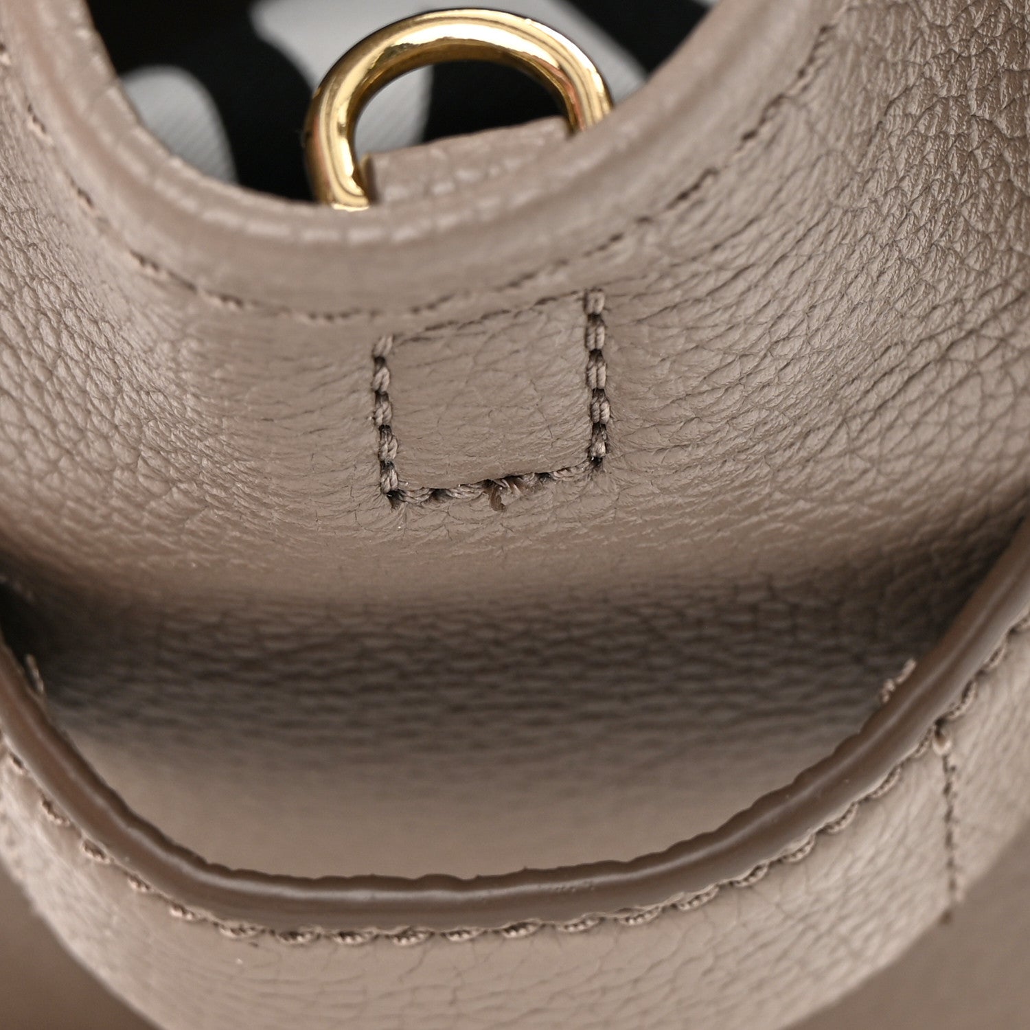 Marc Jacobs Grained Calfskin Mini The Tote Bag Cement 12 of 15