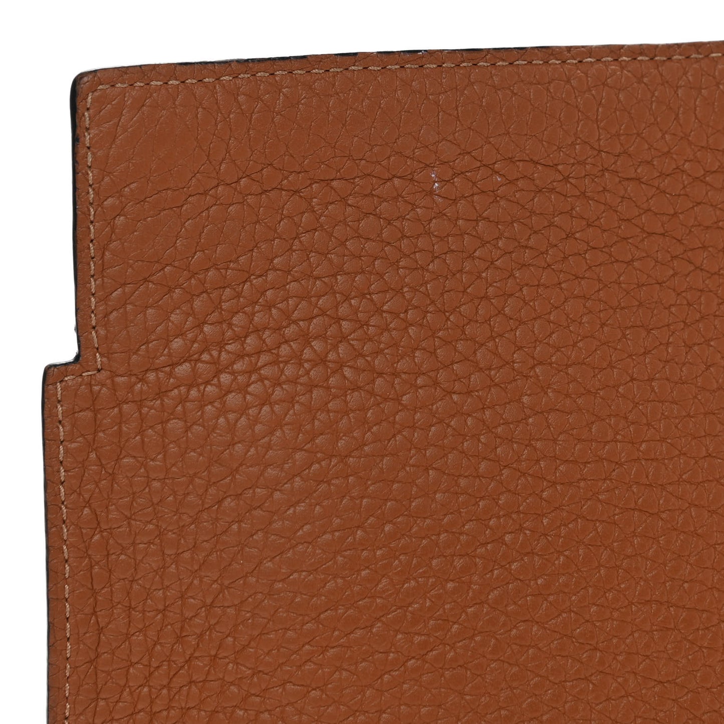 Calfskin T Pouch Tan
