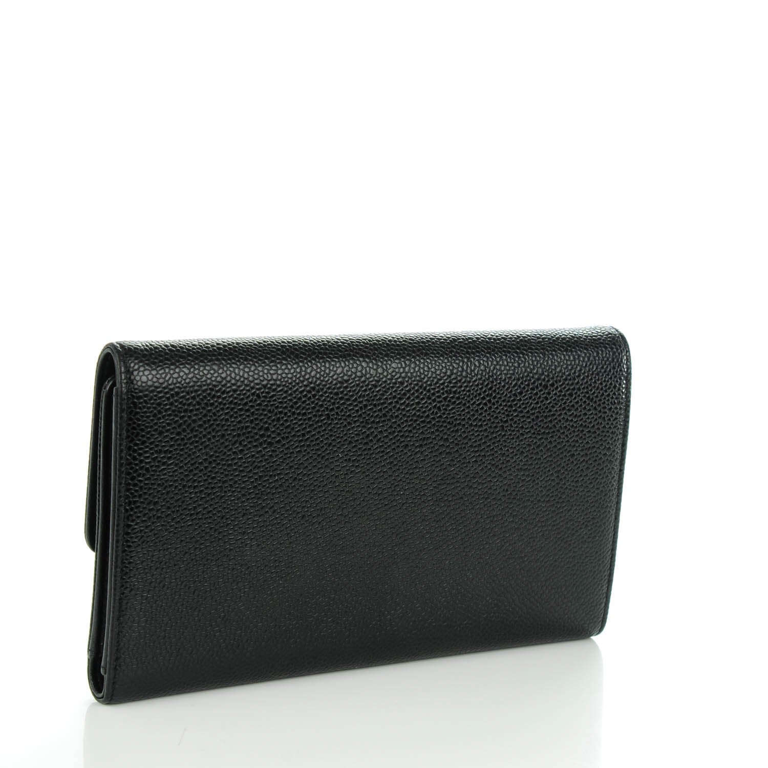 Chanel Caviar Large Flap Wallet Black 3 of 8