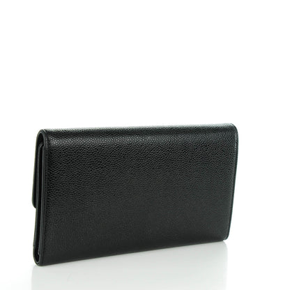 Chanel Caviar Large Flap Wallet Black 3 of 8