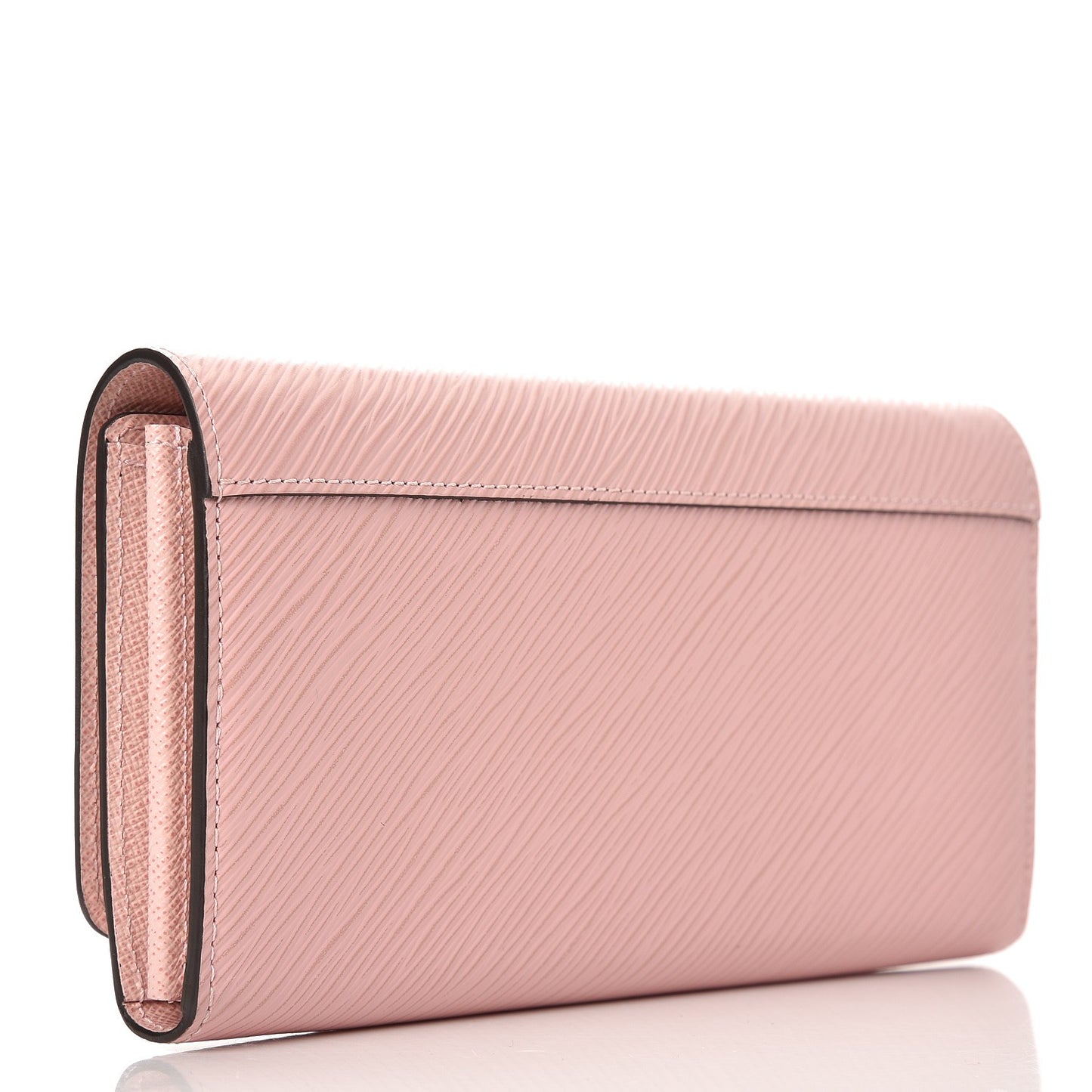 Epi Twist Wallet Rose Ballerine