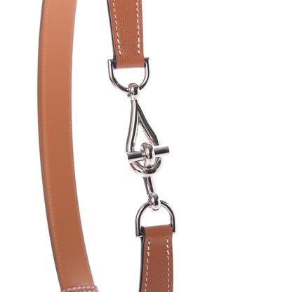Hermes Madame Calfskin 24mm Regate Belt Gold 3 of 6