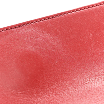 Gucci Calfskin Embossed XL Clutch Red 9 of 10