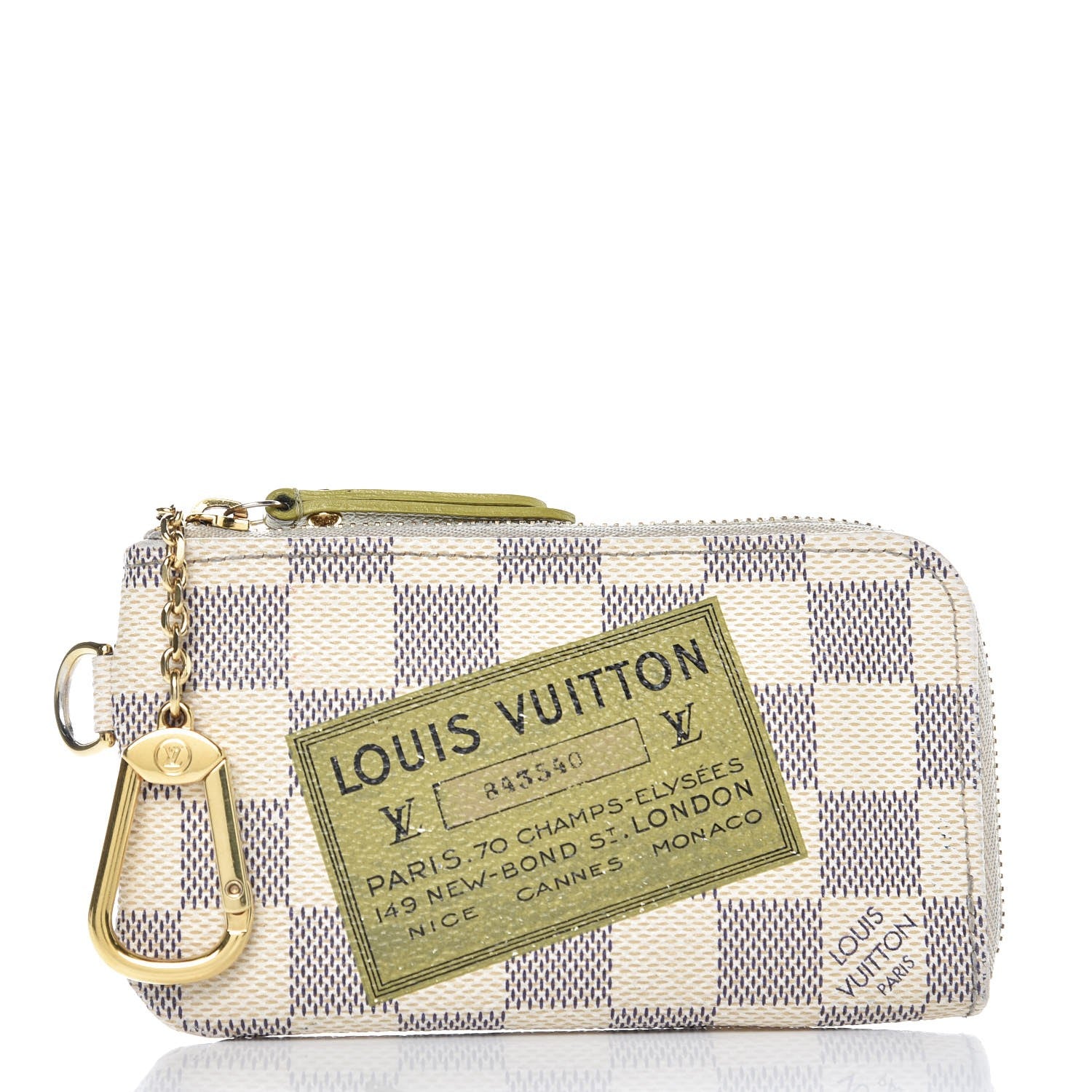Louis Vuitton Damier Azur Complice Trunks and Bags Key Pouch 1 of 17