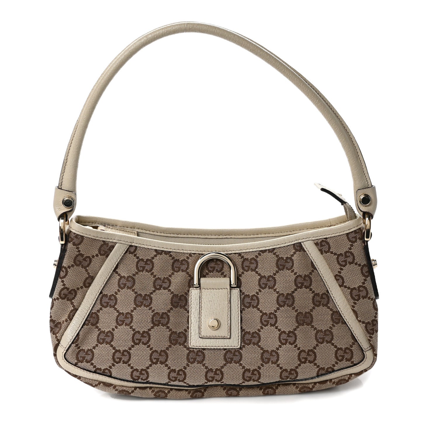 Monogram D Ring Abbey Pochette Off White
