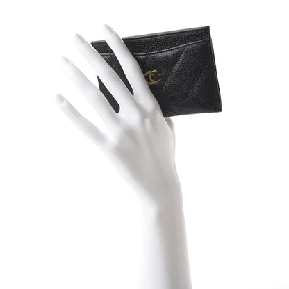 Chanel Caviar Quilted Card Holder Black 2 of 13