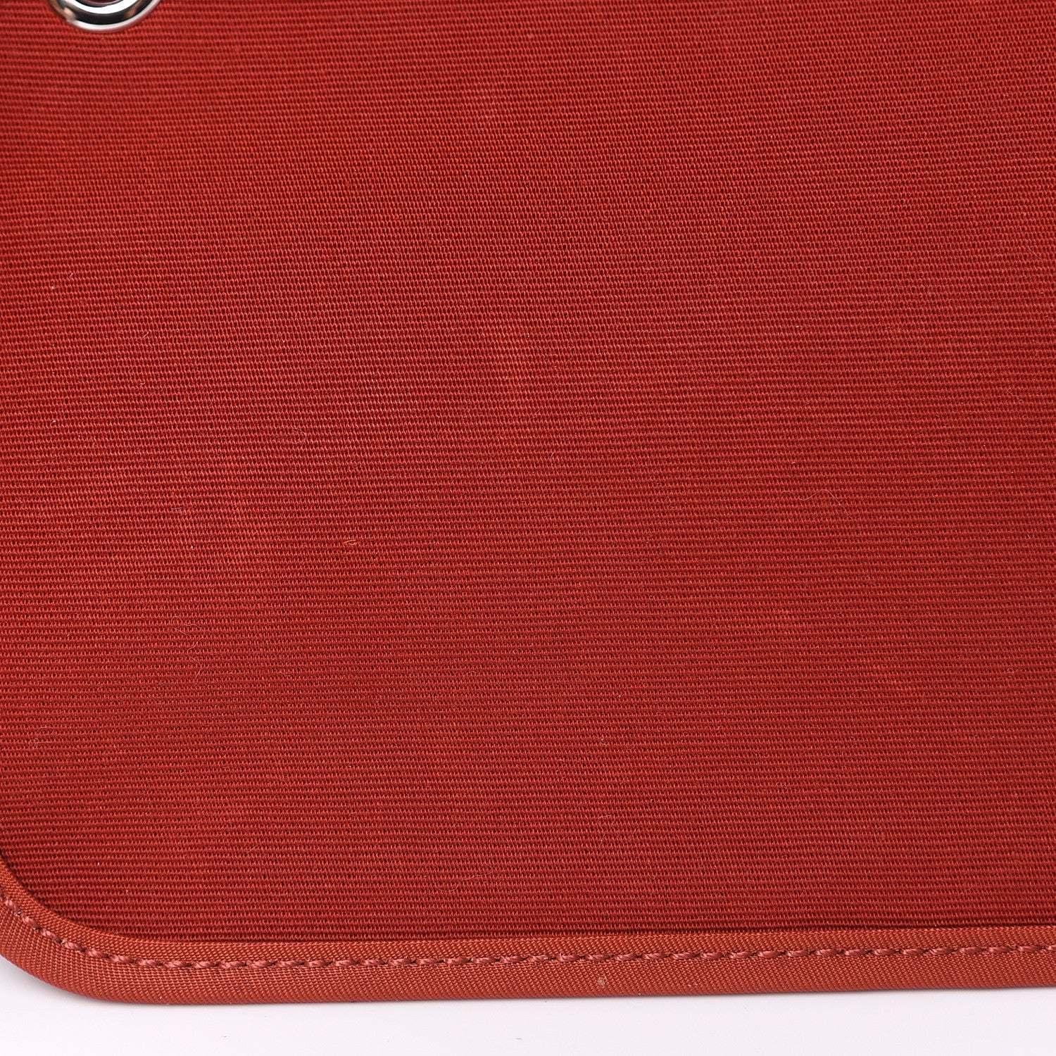 Hermes Vache Hunter Toile Herbag Zip 31 PM Rouge Grenat Rouge H 11 of 11