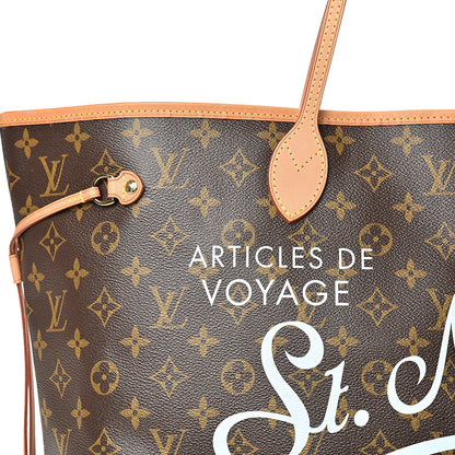 Louis Vuitton Monogram Saint Moritz Neverfull GM 7 of 9