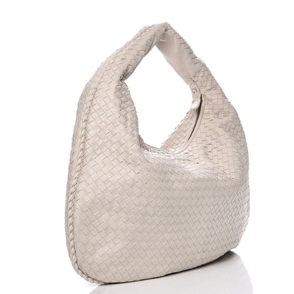 Bottega Veneta Nappa Intrecciato Maxi Veneta Hobo Mystic White 3 of 6