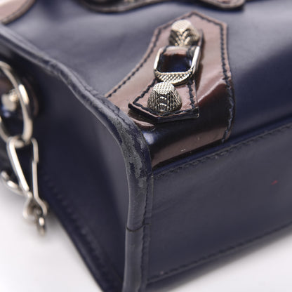 Balenciaga Smooth Calfskin Metallic Patent Giant 12 Silver Hardware Mini City Ultraviolet 9 of 14