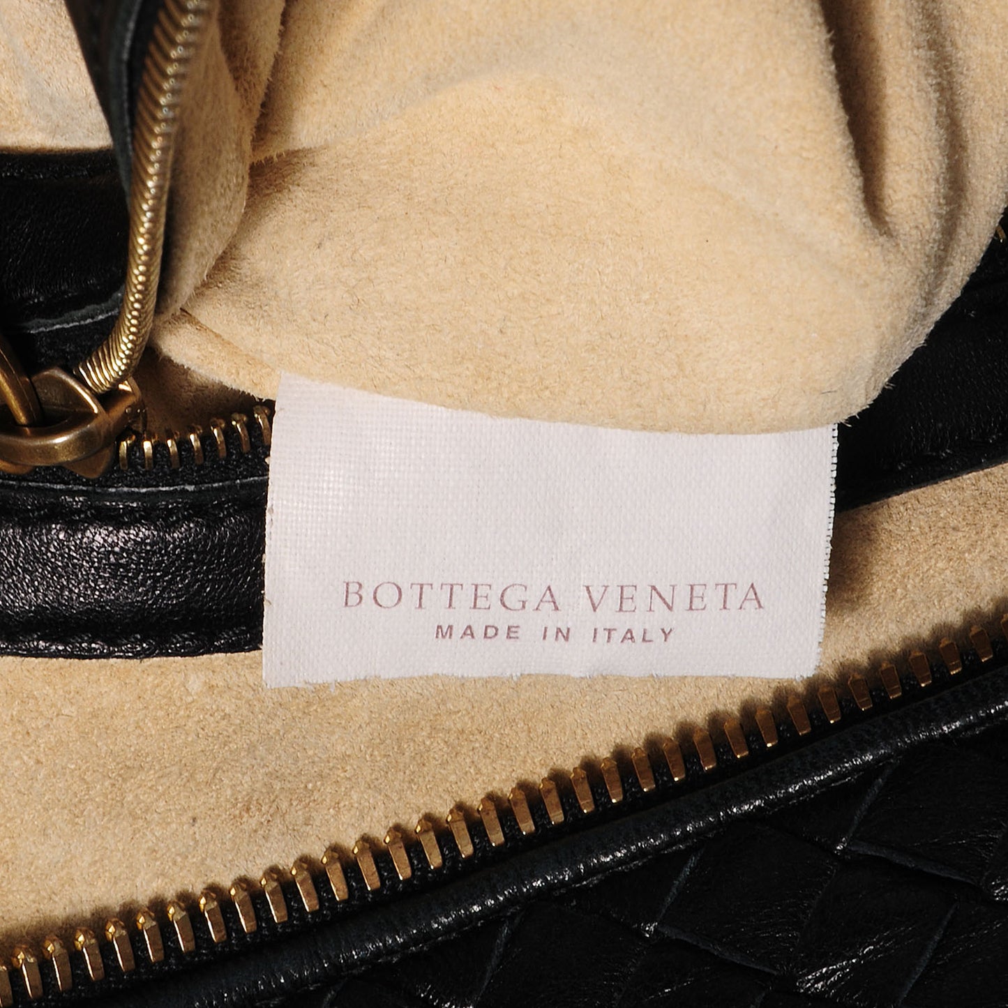 Nappa Intrecciato Convertible Bag Nero Black