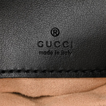 Gucci Calfskin Matelasse Mini GG Marmont 2.0 Bucket Bag Black 6 of 10