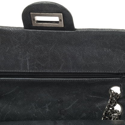 Chanel Washed Caviar Quilted 2.55 Reissue 225 Bijoux Chain Flap Black 6 of 7