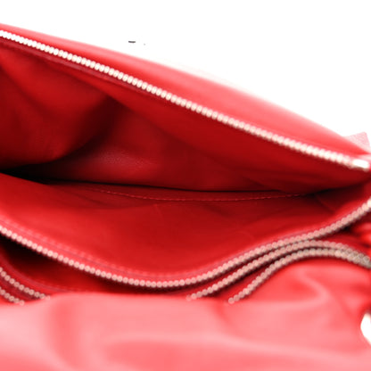 Salvatore Ferragamo Calfskin Small Viva Bow Shoulder Bag Red 5 of 12