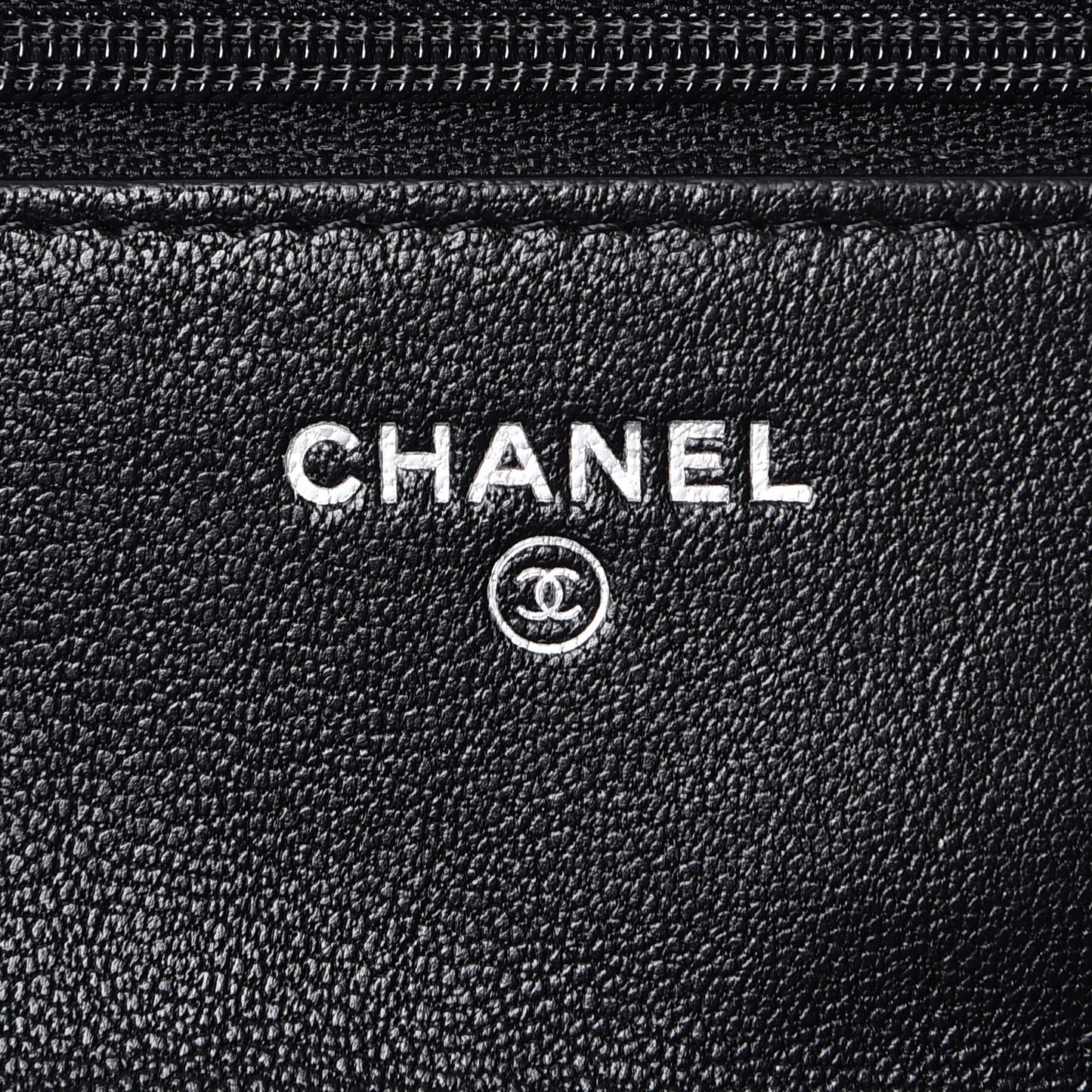 Sheepskin Chevron Reissue Wallet On Chain WOC So Black
