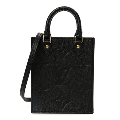 Louis Vuitton Empreinte Monogram Giant Petit Sac Plat Black 1 of 11