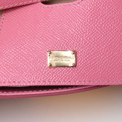 Dolce & Gabbana Dauphine Pineapple Print Small Miss Sicily Satchel Rosa 7 of 10