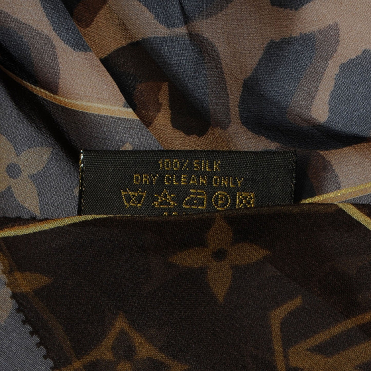 Monogram Leopard Silk Scarf