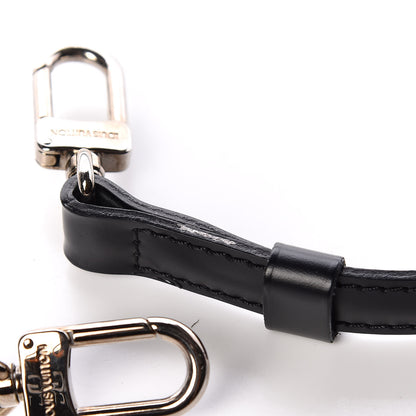 Louis Vuitton Calfskin 16mm Adjustable Shoulder Strap Black 5 of 6