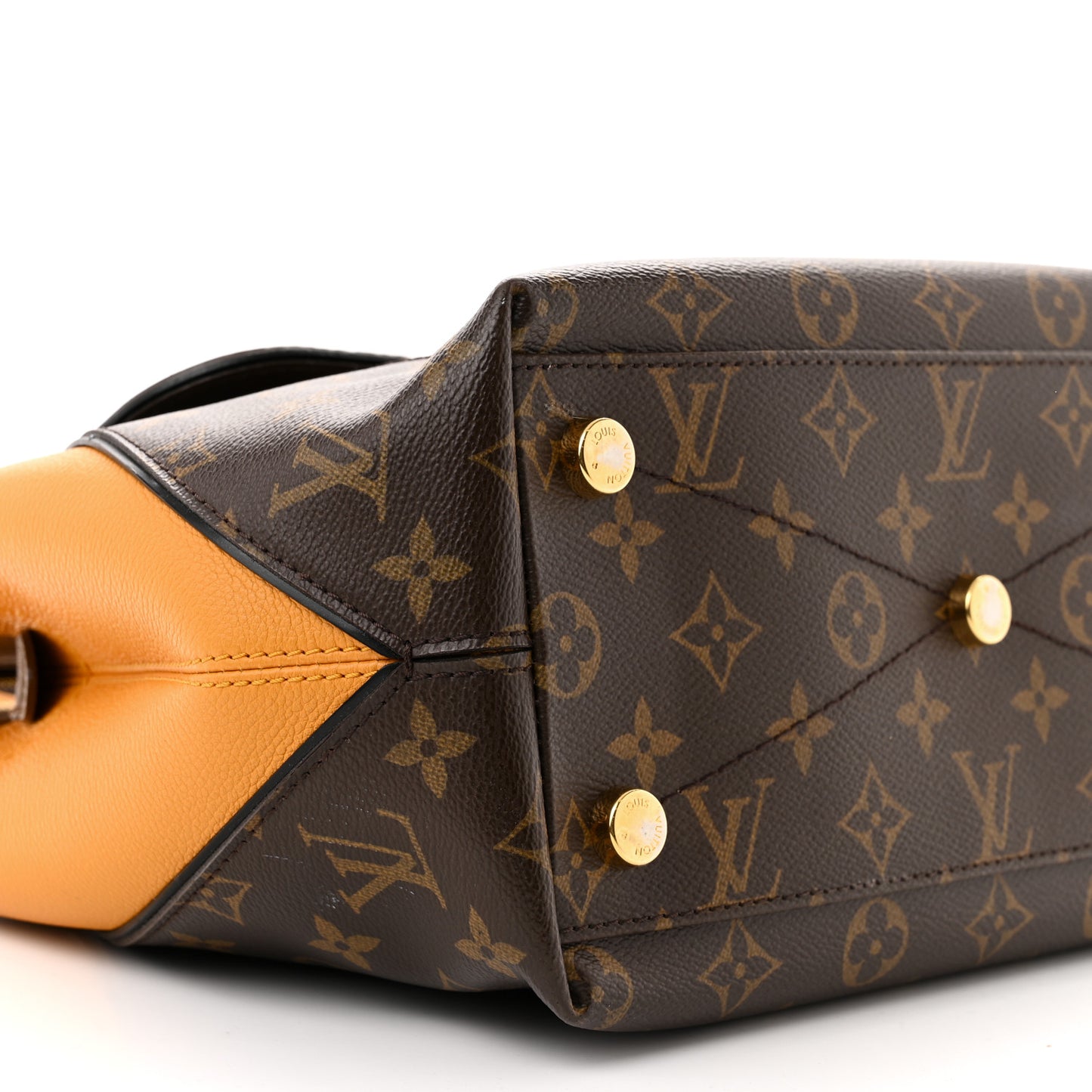 Monogram Ostrich Lizard Majestueux PM Yellow