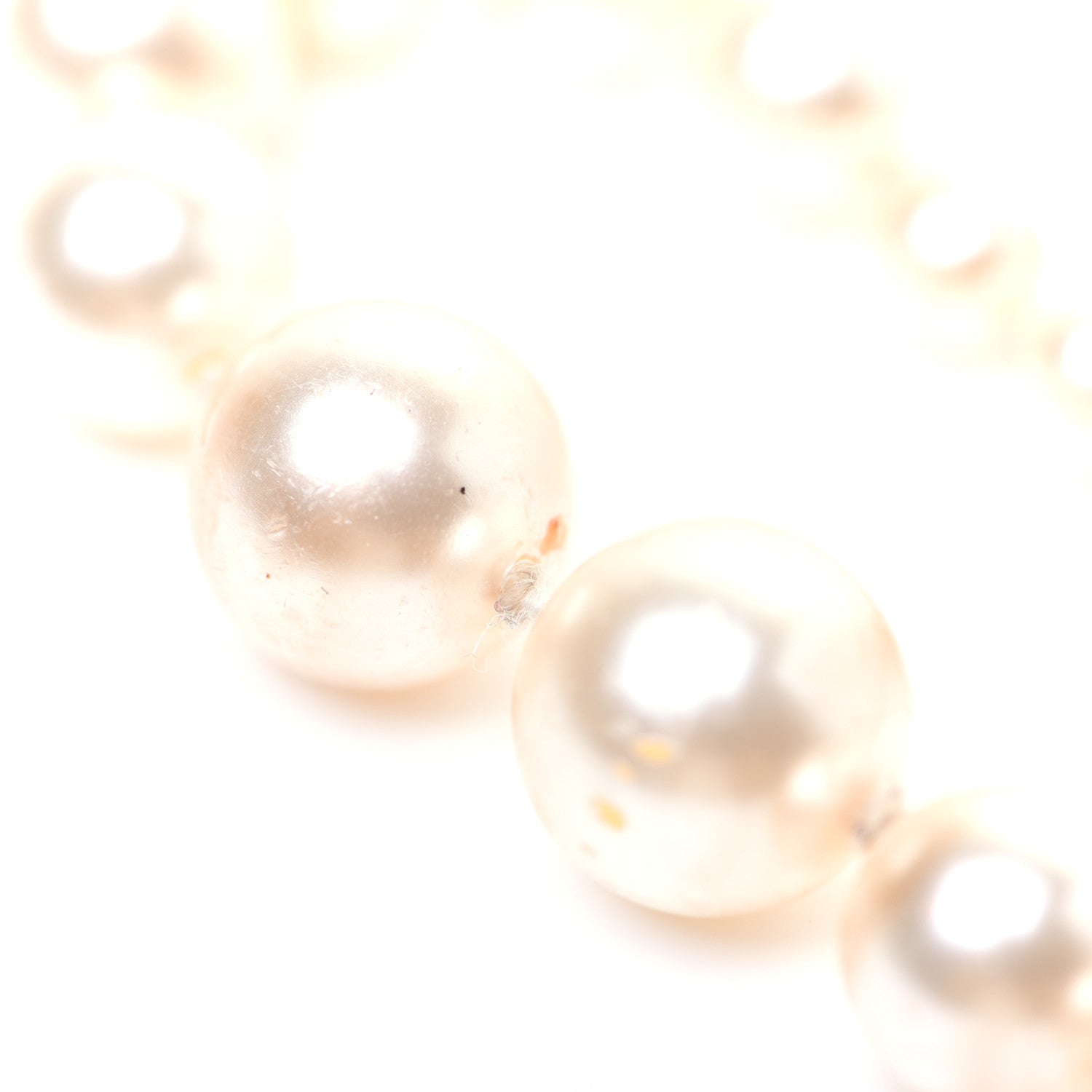 Chanel Graduated Pearl Crystal CC Bracelet Gold 8 of 11