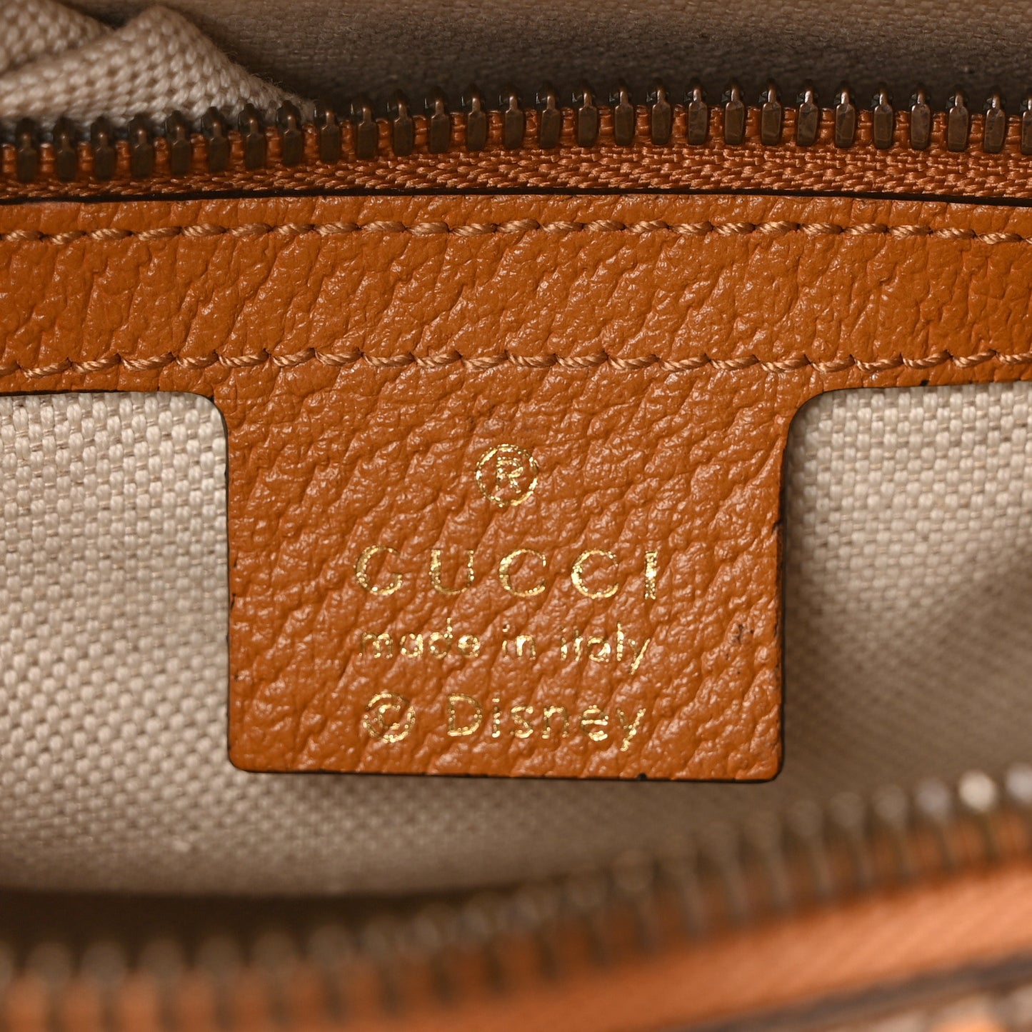 X DISNEY Mini Vintage GG Supreme Monogram Mickey Mouse Small Belt Bag 90 36 90/36 Beige Vintage Sun Oil