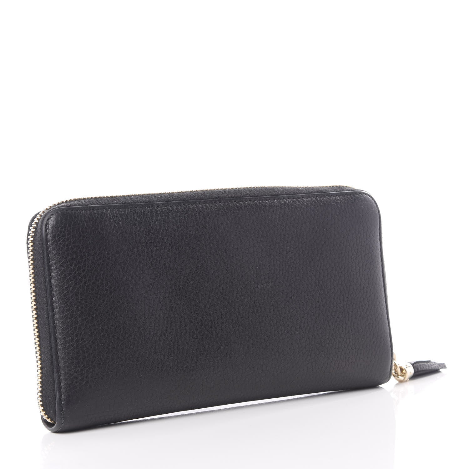 Gucci Calfskin Soho Zip Around Wallet Black 2 of 5